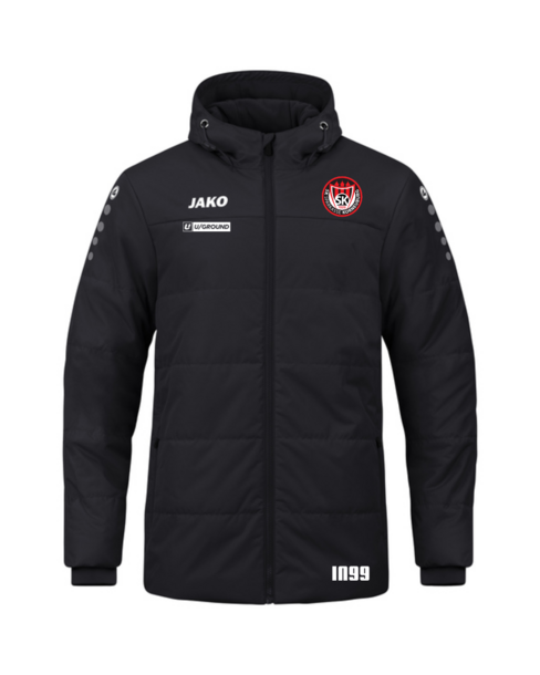 Coachjacke Team mit Kapuze Trainer